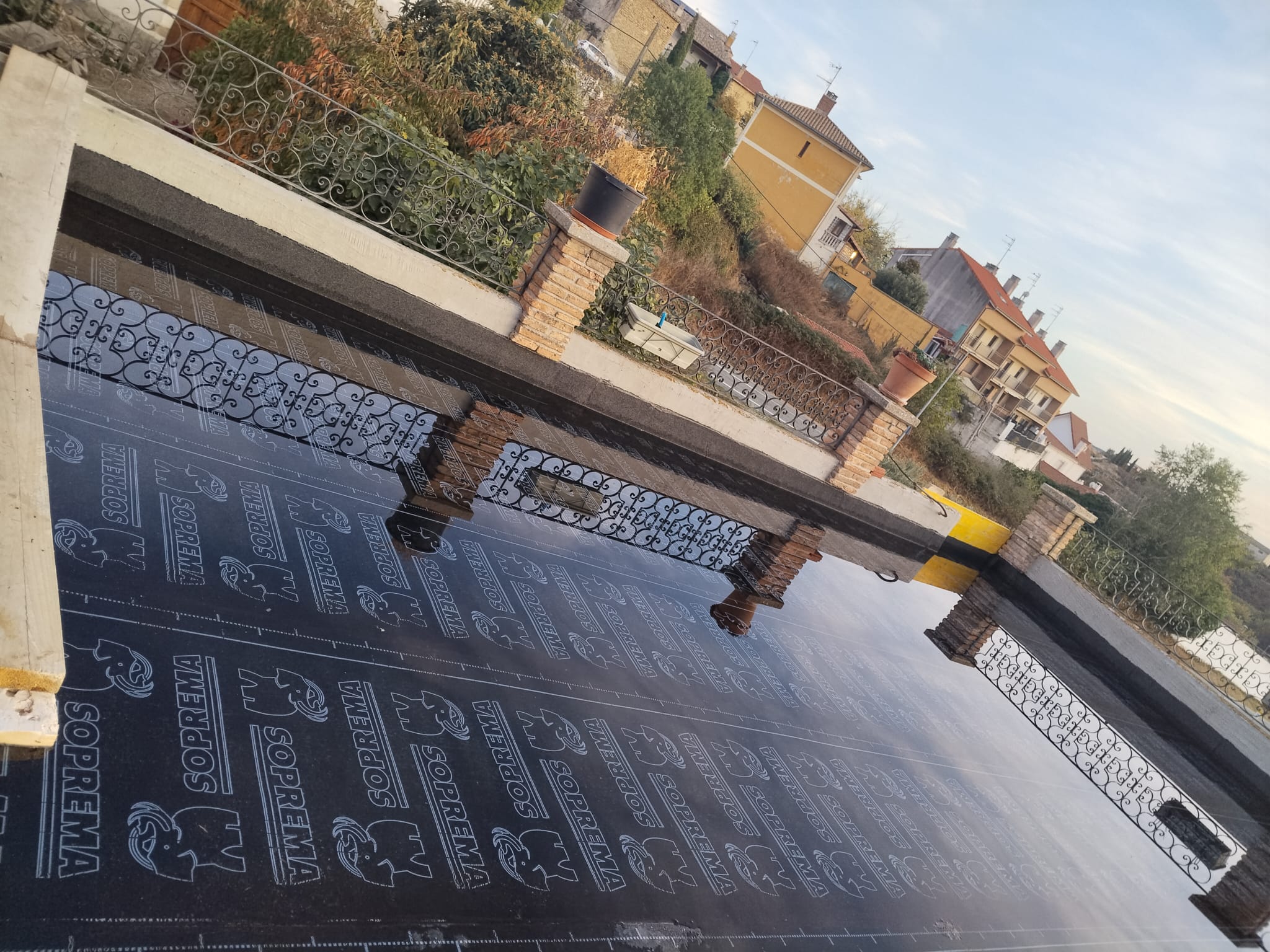 Impermeabilización con membrana Soprema